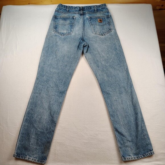 Carhartt Relaxed Fit Jeans Mens 32x34 100% Cotton - Picture 2 of 10